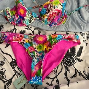 Bright floral luli fama D cup bikini